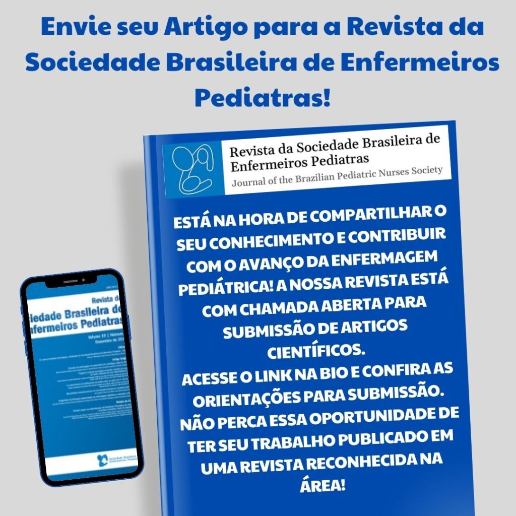 Envie seu Artigo para a Revista da Sociedade Brasileira de Enfermeiros Pediatras!